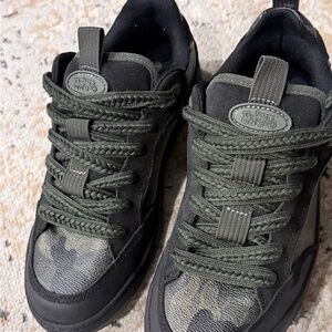 Men’s C203 Coach Sneaker In Signature Camo Print